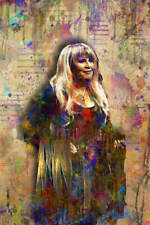 Stevie Nicks Poster, Stevie Nicks Gift, Fleetwood Mac Tribute Fine Art picture