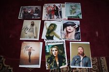 STEVIE NICKS,FLEETWOOD PLUS VARITY OFHANDSIGNED (9) PHOTOS EACH COA picture