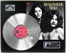 Nicks And Buckingham - Buckingham Nicks Silver LP Record Plaque Display picture
