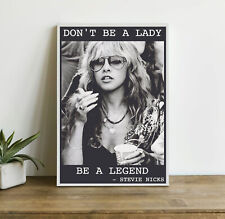 Stevie Nicks 2024 Tour Don’t Be A Lady Be A Legend Poster picture