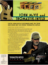 JOHN MCVIE of FLEETWOOD MAC - Thomastik-Infeld Strings - 2004 Print Ad picture