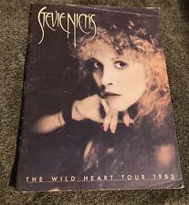 🚂STEVIE NICKS 1983 THE WILD HEART TOUR Concert Program Tour Book Fleetwood Mac picture