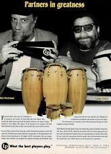Latin Percussion - Mick Fleetwood & Lenny Castro - 1998 Print Advertisement picture