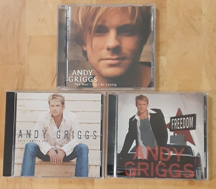Lot Of Three CDs By Andy Griggs: You Won't Ever Be Lonely, This I Gotta See