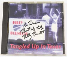 Signed Tangled Up In Texas by Billy Burnette (CD, Capricorn/Warner Bros.,1992) picture