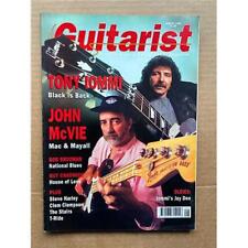 BLACK SABBATH GUITARIST MAGAZINE AUGUST 1992 - TONY IOMMI AND JOHN MCVIE COVER W picture