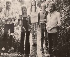 FLEETWOOD MAC Very RARE early 70s VINTAGE CARD STOCK RECORD COMPANY PROMO POSTER picture