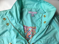 New Peter Millar Golf Vest Jacket Reversible Rain Green Womens S picture