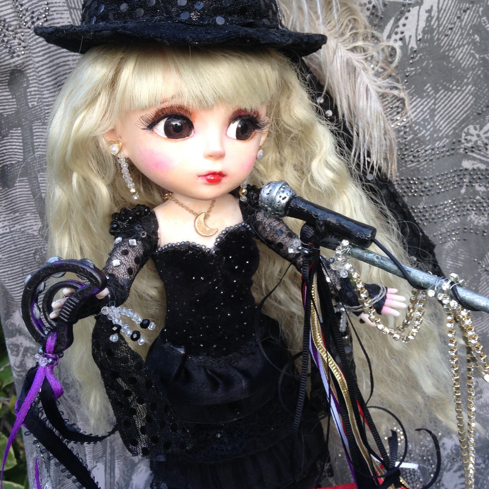 Custom Stevie Nicks doll Fleetwood Mac collectibles Gold Dust Woman