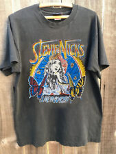 Stevie Nicks 90s basic black Retro style T shirt Live In Concert tee NH9573 picture