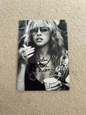 Stevie Nicks Fleetwood Mac signed autographed photo coa 6x8 inch picture