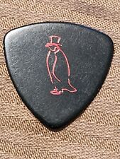Fleetwood Mac John McVie Guitar Pick Red Penguin on Black Bass Guitar Pick picture