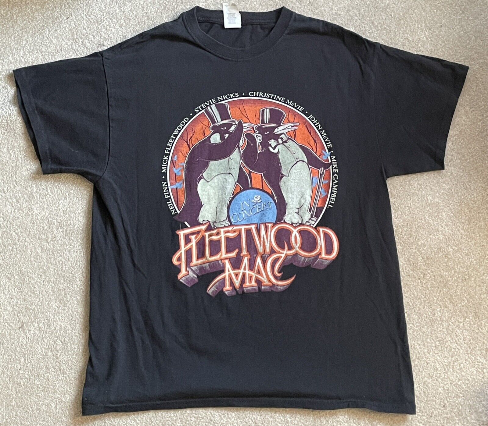 Fleetwood Mac In Concert 2018-2019 Double Sided TShirt Size Large