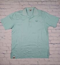 Peter Millar Shirt Mens L Green Polo Soft Cotton Short Sleeve picture