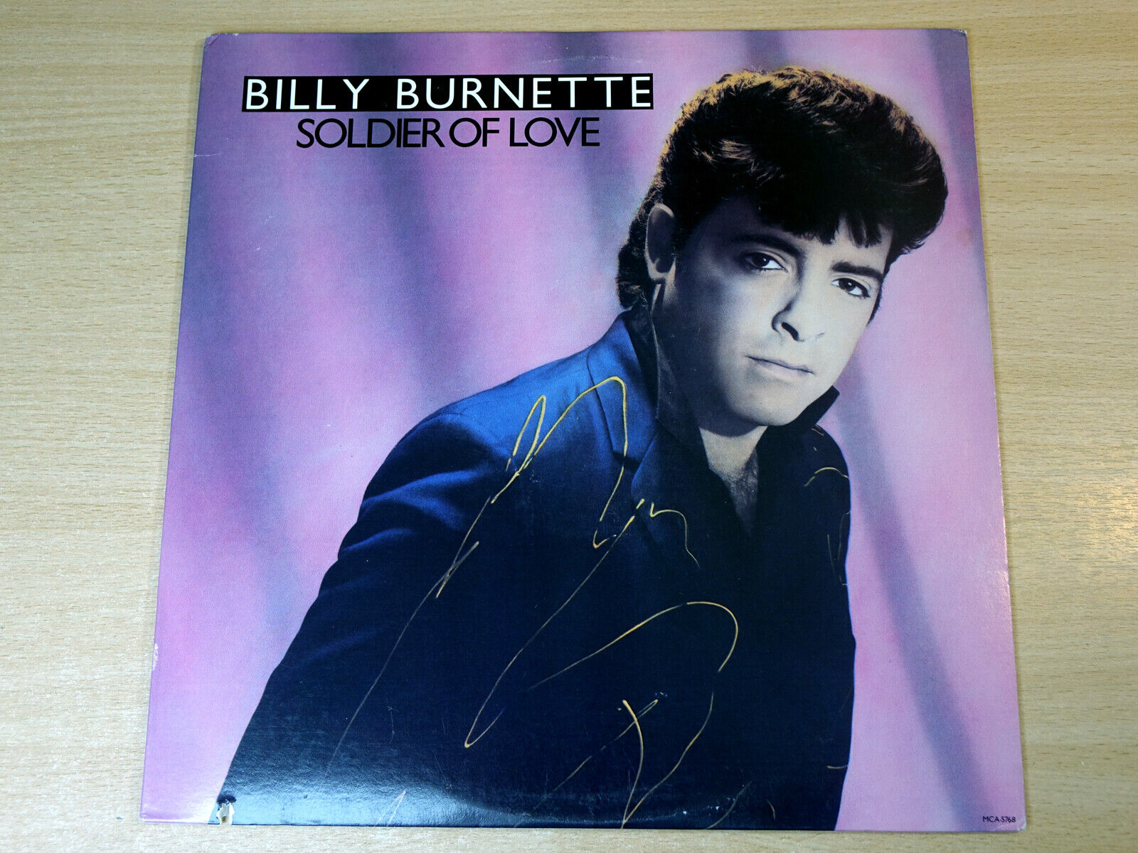 EX/EX-  Billy Burnette/Soldier Of Love/1986 Curb Records LP/USA Issue