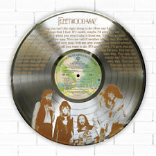 Fleetwood Mac - Go Your Own Way etched silver LP record wallart picture