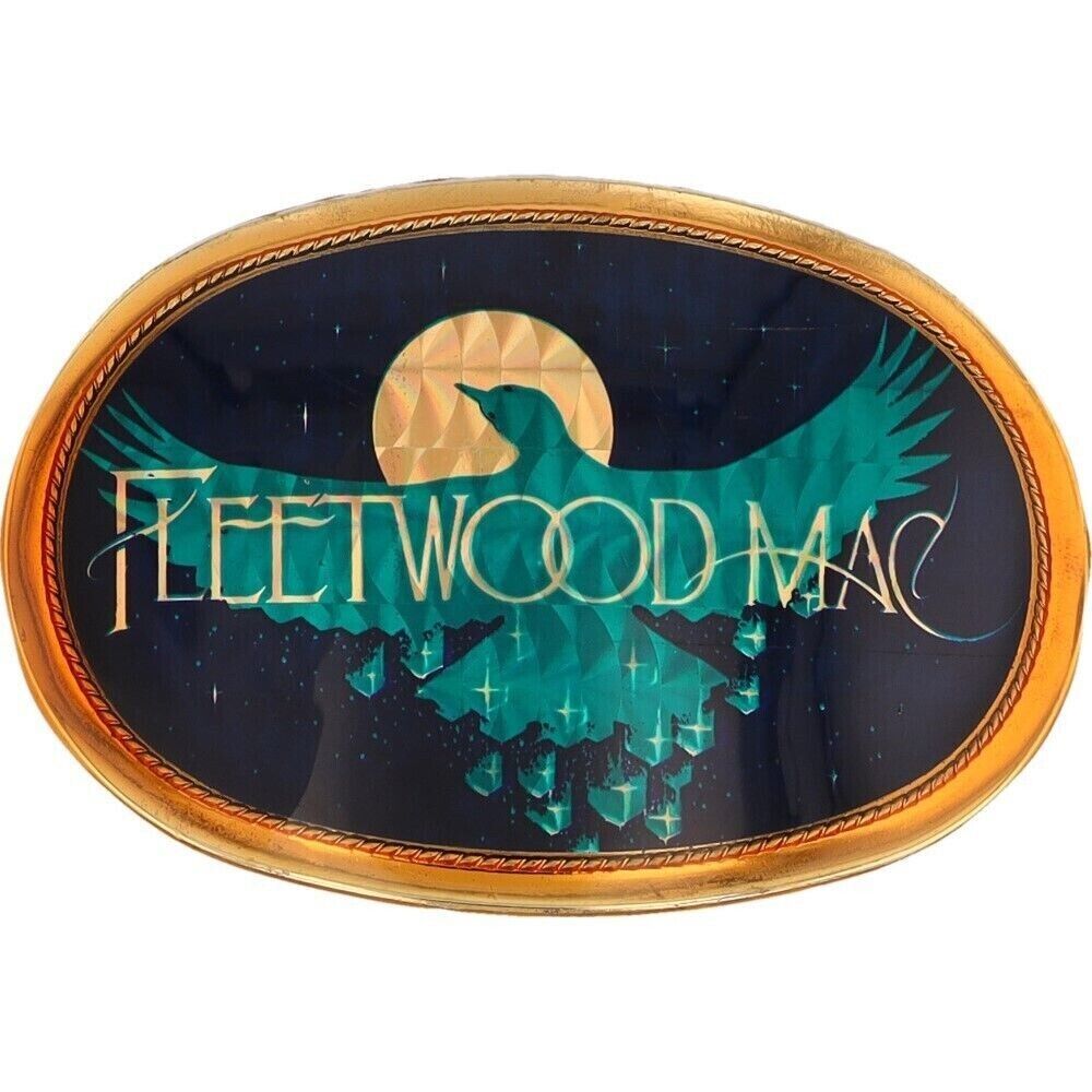 Fleetwood Mac Aucoin Pacifica Rock Music Hippie Band 70s Vintage Belt Buckle