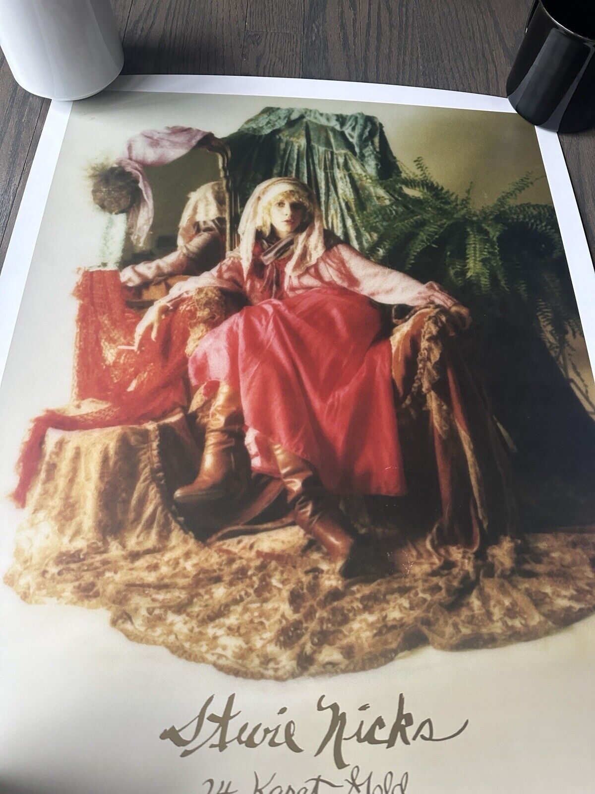 Stevie Nicks  24 karat Gold Rare Limited Edition Poster 359/2000